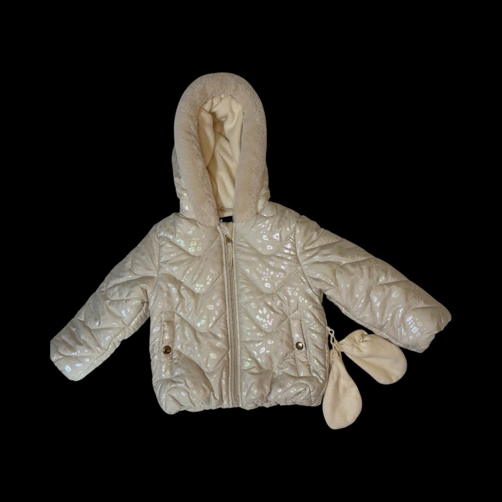 3T Rothschild Cream Fleece Jacket